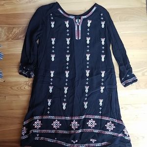 Embroidered dress new with tags